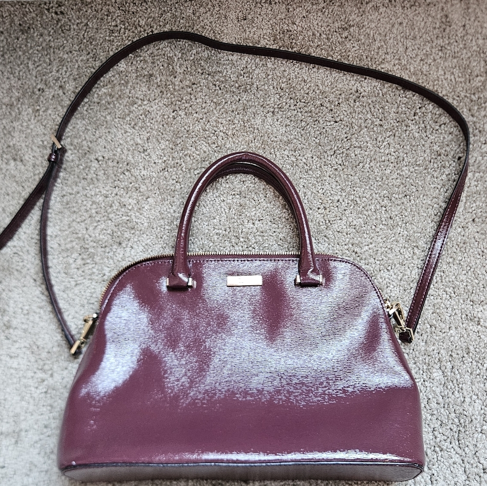 Kate Spade Burgundy Cindy Dome Satchel